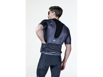X-Bionic Corefusion Men's Cycling Short Sleeve Merino Jersey, opal black melange - Bild 6
