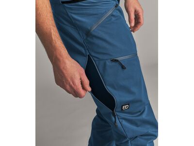 Ortovox Ortler Softshell Plus Pants M, blue nunatak - Bild 6