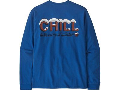 Patagonia Men's Long-Sleeved Chill Responsibili-Tee, endless blue