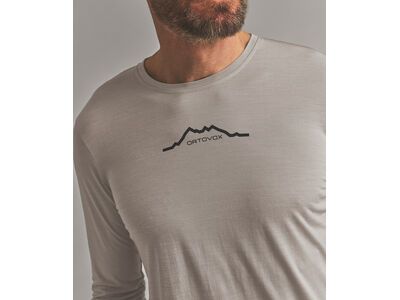 Ortovox 150 Merino Cool Mountain LS M, dark linen - Bild 7