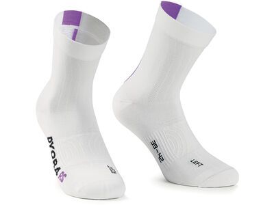 Assos Dyora RS Summer Socks, white violet