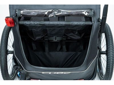 Cube Kinder Fahrradanhänger Double CMPT, black - Bild 7