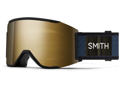 Smith Squad Mag - ChromaPop Sun Black Gold Mir + WS tnf shady blue x smith