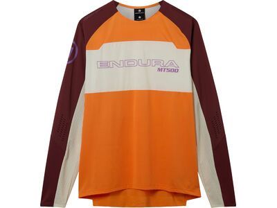 Endura MT500 Burner Lite Langärmeliges Trikot, end orange - Bild 1