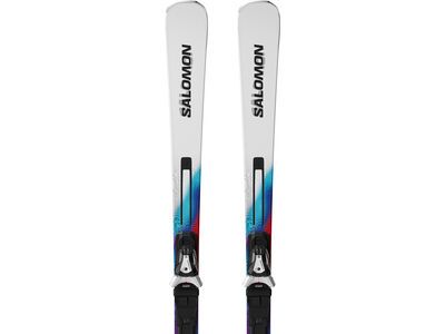 Salomon Addikt + MI12 GW F80, white/neon blue/red - Bild 4
