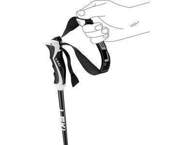 Leki Neolite, dark anthracite/black/yellow - Bild 3