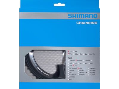 Shimano 105 FC-5800 Kettenblatt - 2x11 / Typ MD, schwarz