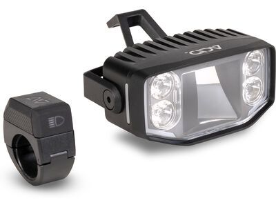 Cube Acid E-Bike Frontlicht Pro-E 300 Wide HB X-Connect, black - Bild 1