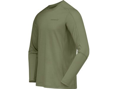 Norrona falketind equaliserUll Long Sleeve M's, deep lichen green - Bild 2
