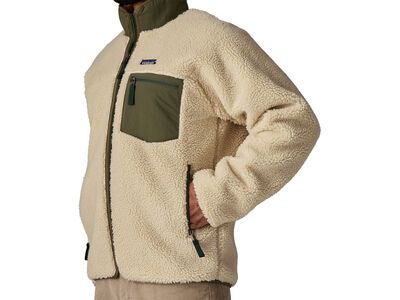 Patagonia Men's Classic Retro-X Jacket, dark natural w/basin green - Bild 9