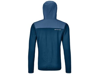 Ortovox Merino Fleece Plus Anorak W, petrol blue - Bild 2