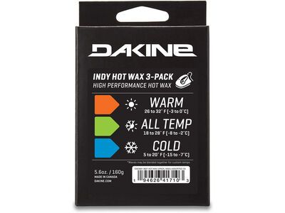 Dakine Indy Hot Wax 3-Pack