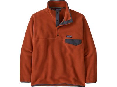 Patagonia Men's Synchilla Snap-T Pullover, burnished red