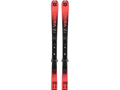 Völkl Racetiger JR + vMotion 4.5 JR, red