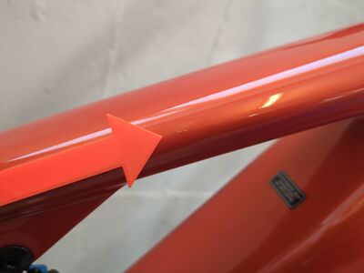 ***2. Wahl*** Specialized Turbo Levo 4 Comp gloss orange tint over silver dust/dark navy - Bild 2