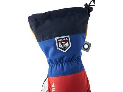 Hestra Army Leather Heli Ski 5 Finger, light red multi - Bild 4