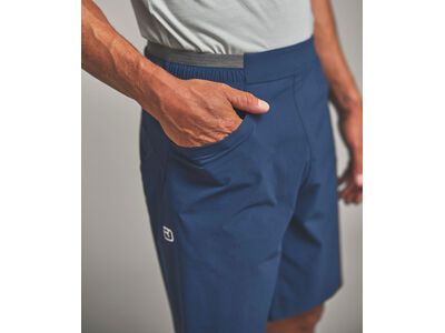 Ortovox Merino Shield Ultra Light Trace Shorts M, blue nunatak - Bild 6