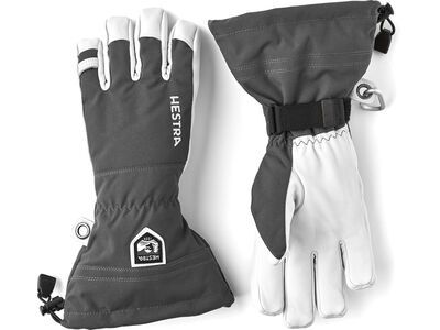 Hestra Army Leather Heli Ski 5 Finger grey