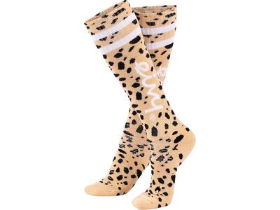 Eivy Cheerleader Wool Socks, cheetah
