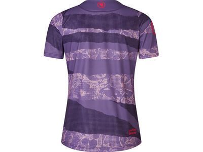 Endura Damen LTD Patchwork Printed T-Shirt (Kurzarm), bramble - Bild 2