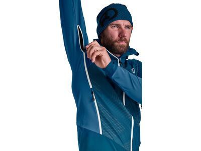 Ortovox Merino Naturtec Light Col Becchei Jacket M, mountain blue - Bild 3