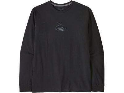 Patagonia Men's Long-Sleeved Berm Logo Responsibili-Tee, black - Bild 1