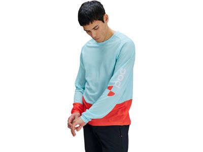 POC M's Motion Air Long Sleeve MTB Jersey, lazurite blue/carnelian orange - Bild 6