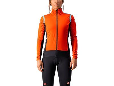 Castelli Alpha RoS 2 W Light Jacket fiery red/black-celeste