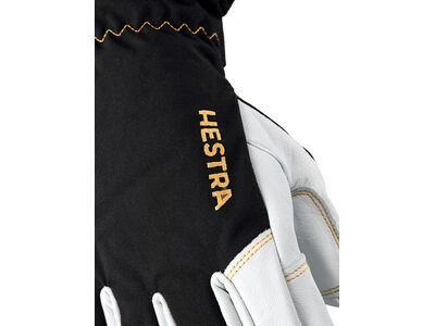Hestra Army Leather Gore-Tex 5 Finger, black/natural grey - Bild 4