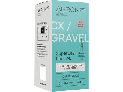Aeron CX/Gravel - SuperLite Race AL / 32-52 / SV65 / 650B-700C - Bild 3