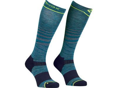 Ortovox Ski Tour LT Comp Long Socks M, petrol blue blend