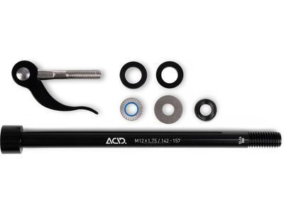 Cube Acid Steckachse M12x1.75 142-157 mm für Fahrradanhänger, black - Bild 2