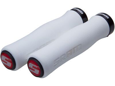 SRAM Locking Grips Contour Foam, white/black clamp