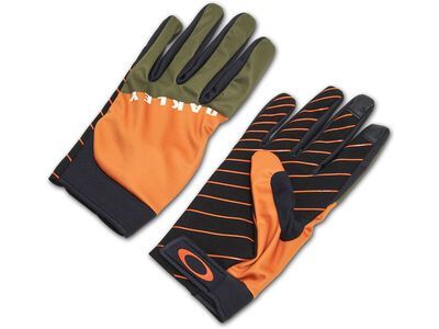 Oakley Icon Classic Road Glove, new dark brush/orange