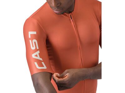 Castelli Entrata Apex Jersey, paprika/silver moon - Bild 4