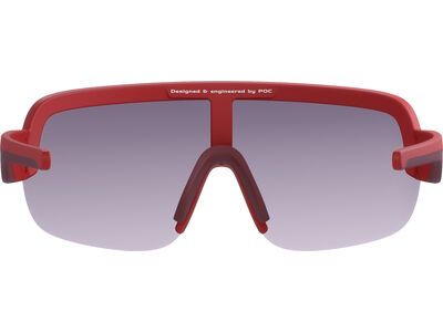 POC Aim, Clarity Road/Sunny Silver, prismane red - Bild 2