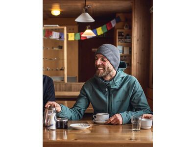 Penguin Männer Stretch Fleece Hoodie, fender green - Bild 4