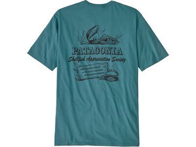 Patagonia Men's Aquatic Action Organic T-Shirt Shellfish Society, wetland blue - Bild 2