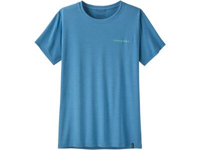 Patagonia Women's Capilene Cool Daily Shirt - Mother Rays shore blue/light shore blue x-dye