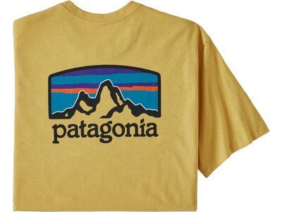 Patagonia Men's Fitz Roy Horizons Responsibili-Tee, surfboard yellow