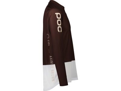 POC MTB Pure LS Jersey, axinite brown/hydrogen white - Bild 2