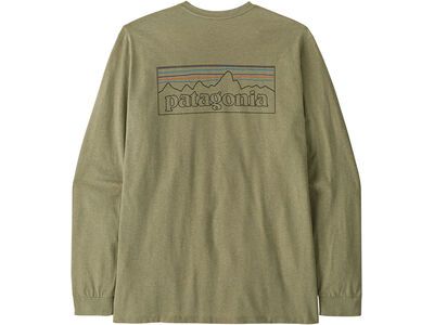 Patagonia Men's Long-Sleeved P-6 Logo Responsibili-Tee P-6 Outline, gumtree green - Bild 1