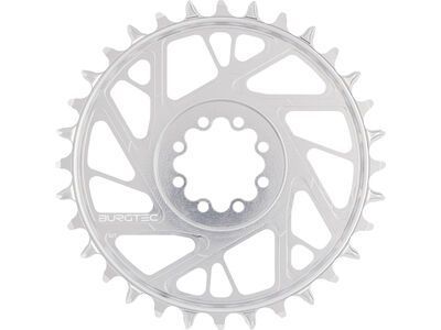 Burgtec 3 mm Offset Thick Thin Chainring SRAM 8-Bolt, rhodium silver - Bild 9