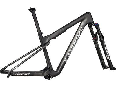 Specialized S-Works Epic World Cup Frameset, satin smoke granite/white silver - Bild 3