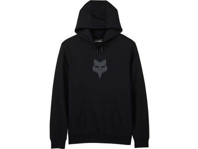 Fox Fox Head Pullover Hoodie, black/black