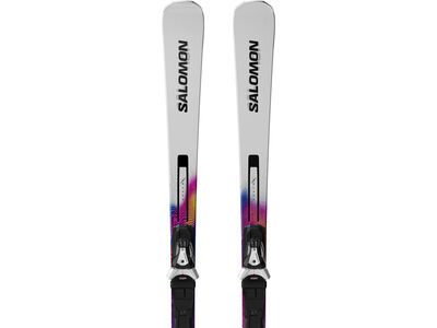 Salomon Addikt Pro 66 + MI12 GW F80, white/race blue/rhodamine - Bild 4