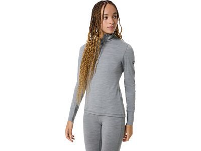 super.natural W Tundra175 Zip 1/4, cashmere grey melange - Bild 3