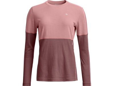 Ortovox 185 Rock'n'wool Long Sleeve W dusk rose