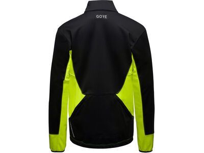 GOREWEAR C5 Windstopper Thermo Trail Jacke Herren, black/neon yellow - Bild 3