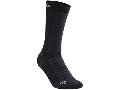 Craft Warm Mid 2-Pack Sock black/white